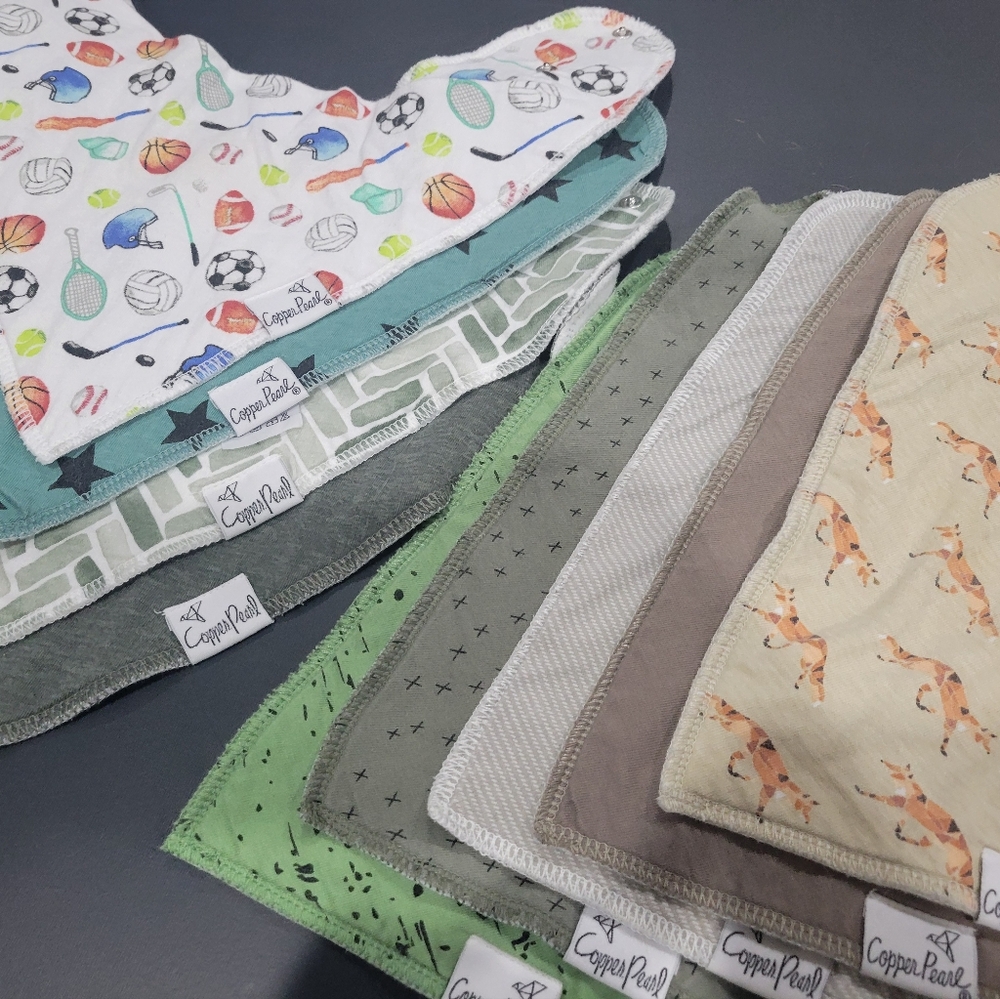 Kids Bandana Bib Set - Multicolor (9)
